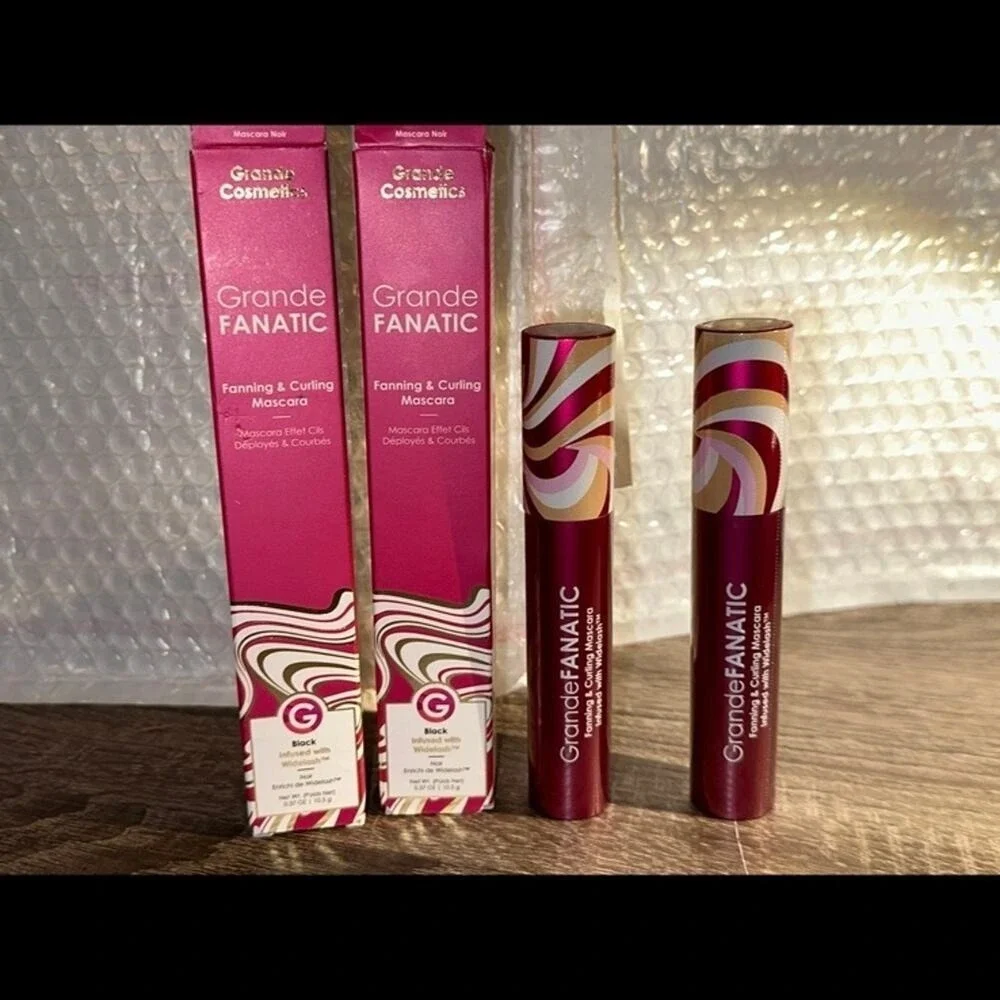 Grande Cosmetics GrandeFANATIC Mascara Fanning Curling Widelash Black Set 2